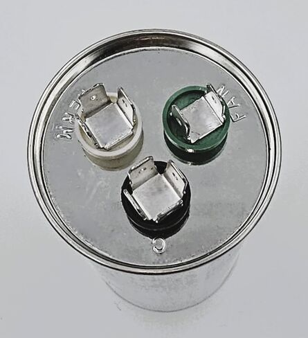 70+7.5 uF ±5% 70/7.5 MFD 370/450 VAC CBB65 Dual Run Start Round Capacitor for Condenser Straight Cool, Heat Pump, Air Conditioner or AC Motor and Fan Starting 70 7.5 HVAC in Kuwait