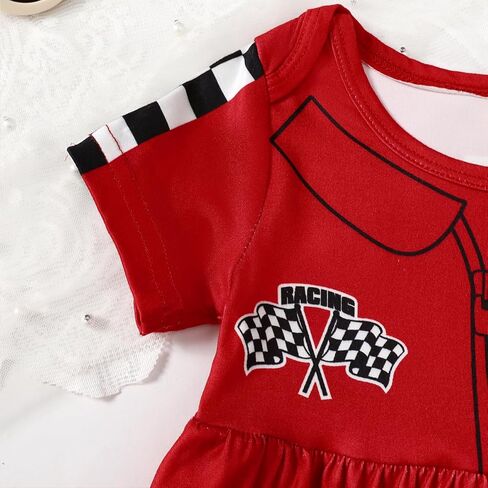 ملابس عيد الميلاد الأول للفتيات الصغيرات بعمر سنة واحدة، ملابس رومبير لعيد الميلاد الأول لسائقي سيارات السباق in Kuwait