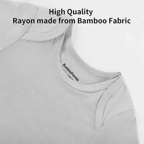 BubblePanda Rayon made from Bamboo Baby Onesie Unisex Baby Bodysuit Bamboo Baby Clothes Girl Boy 0-24 Months Neutral in Saudi Arabia
