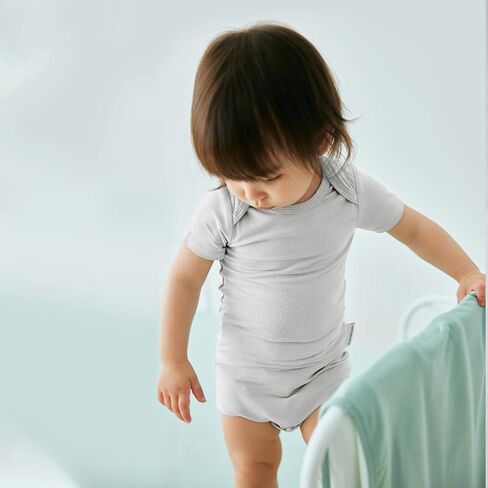 BubblePanda Rayon made from Bamboo Baby Onesie Unisex Baby Bodysuit Bamboo Baby Clothes Girl Boy 0-24 Months Neutral in Saudi Arabia