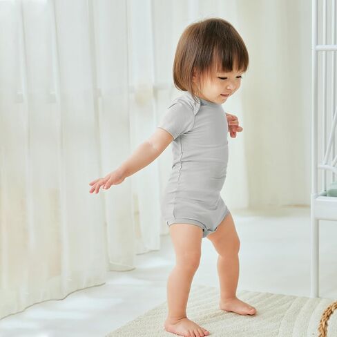 BubblePanda Rayon made from Bamboo Baby Onesie Unisex Baby Bodysuit Bamboo Baby Clothes Girl Boy 0-24 Months Neutral in Saudi Arabia