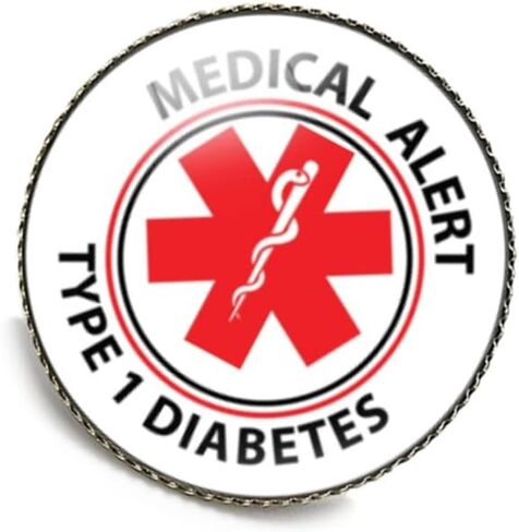 vmcoatdu Round 1 Inch Emergency Medical Technicians EMT Star of Life Pin Pin Brooch Metal and Glass Revivalism Style Souvenir Badge Brooch for Hat Clothes Backpack in Kuwait