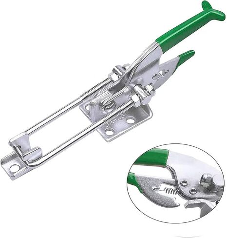 3-Pack 2000lbs Capacity Heavy Duty Toggle Clamps Adjustable Latch U Bolt Self-lock Toggle Latch,Tire Carrier Latch(431).Pull Latch & Draw Latch for Trailer Latch,Lid Latch,Metal Door latches Hardware. in Saudi Arabia