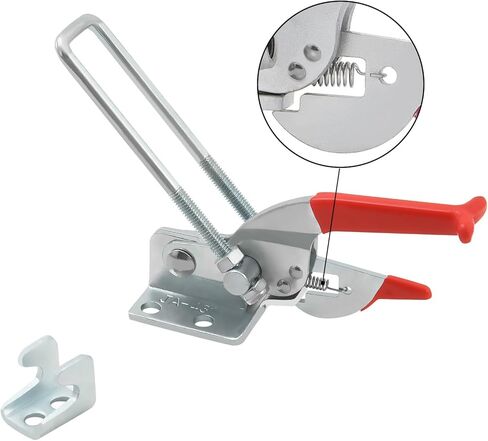 3-Pack 2000lbs Capacity Heavy Duty Toggle Clamps Adjustable Latch U Bolt Self-lock Toggle Latch,Tire Carrier Latch(431).Pull Latch & Draw Latch for Trailer Latch,Lid Latch,Metal Door latches Hardware. in Saudi Arabia