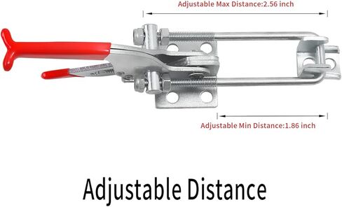 3-Pack 2000lbs Capacity Heavy Duty Toggle Clamps Adjustable Latch U Bolt Self-lock Toggle Latch,Tire Carrier Latch(431).Pull Latch & Draw Latch for Trailer Latch,Lid Latch,Metal Door latches Hardware. in Saudi Arabia