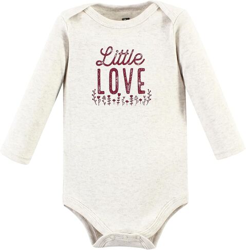 Hudson Baby Unisex Baby Cotton Bodysuit and Pant Set, Little Love Flowers Long Sleeve, 0-3 Months in Saudi Arabia