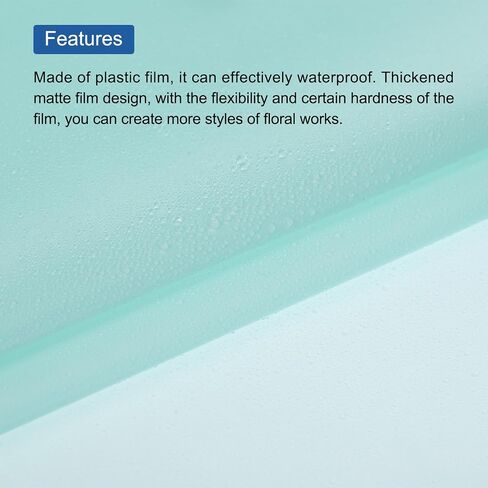 MECCANIXITY Flower Wrapping Fog Paper 22.8x22.8 Inch Waterproof Matte Floral Wrapping Paper for DIY Crafts, Gift/Gift Box Packaging Beige 20 Pcs in Saudi Arabia