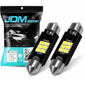 JDM ASTAR Canbus Error Free 3020 1.72" 42MM Festoon 211-2 569 578 Bright White Led Bulbs