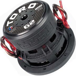 TORO TECH - Fierce 62، 6.5 بوصة 200 واط RMS - 400 واط كحد أقصى - ملف صوتي مزدوج 2 أوم 1.5 بوصة، مضخم صوت سيارة 6.5 بوصة للسيارات والشاحنات وسيارات الجيب والقوارب والطرق الوعرة مع صوت جهير قوي (يُباع كل منها)