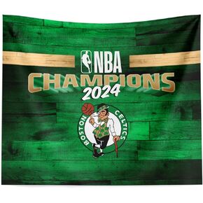 Northwest NBA Boston Celtics NBA Champions 2024 Wall Hanging Tapestry, 50" x 60", Gridlock