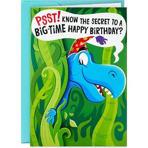 Hallmark Paper Wonder Pop Up Birthday Card for Kids with Sound (Dinosaur, Volcano)