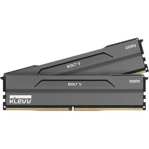 KLEVV Bolt V DDR5 32GB (2x16GB) 6000MHz CL30 A-DIE 1.35V Gaming Desktop Ram Memory SK Hynix Chip XMP 3.0 / AMD Expo Ready (KD5AGUA80-60A300H)