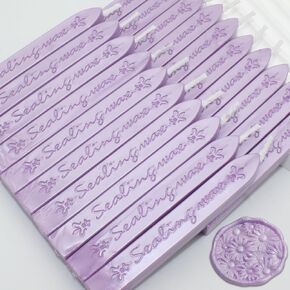 Silver Wax Seal Sticks, Andotopee 10pcs Vintage Sealing Wax Sticks with Wicks for Wax Seal Stamp, Premium Antique Wax Seals for Envelope Seal Wedding Invitation Craft Adhesive Gift Wrapping Ideas