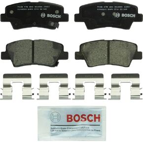 BOSCH BC1594 QuietCast Premium Ceramic Disc Brake Pad Set - Compatible With Select Hyundai Elantra GT, Sonata, Veloster; Kia Cadenza, Forte, Forte Koup, Forte5, Soul, Soul EV; REAR