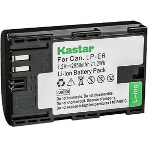 Kastar 3-Pack Battery Replacement for Blackmagic BMPCC 4K BMPCC4K Battery, Blackmagic Design Pocket Cinema Camera 4K, Blackmagic Design Pocket Cinema Camera 6K