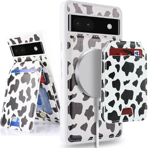 for Google Pixel 6a case with Credit Card Holder, fits Pixel 6a Phone Leather Case Wallet for Women Compatible Wallet Detachable 2-in-1 for Men-Beige in Kuwait