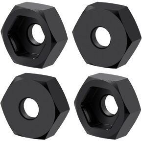 4Pcs 8mm to 12mm RC Hex Hubs Adapter - Big Wheel Conversion Kit for Losi Mini-T 2.0 & Mini-B 1/16 1/18 RC Off-Road Truck