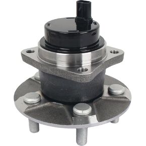 KUSATEC 512217 Rear Wheel Bearing and Hub Assembly Compatible with 2003-2008 Pontiac Vibe, 2000-2009 Toyota Celica Corolla Matrix Prius, 2005-2010 Scion tC, 5 Lug Bolts w/ABS