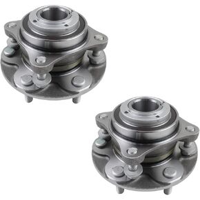 PAROD قطعتان 515040 2WD فقط محمل العجلات الأمامية ومجموعة المحور متوافقة مع 2003-2016 Toyota 4Runner، 2007-2009 Toyota FJ Cruiser، 2005-2017 Toyota Hilux، 2005-2019 Toyota Tacoma 6Lugs w/ABS