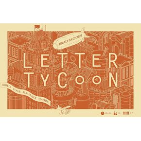 Letter Tycoon: Mensa Select Word-Building Strategy Game for Families and Friends, Ages 10+, 2-5 Players