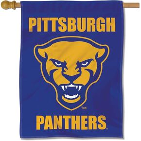Pittsburgh Panthers Double Sided House Banner Flag