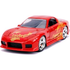 Fast & Furious 1:32 Orange JLS Mazda RX-7 Die-Cast Car, Toys for Kids and Adults