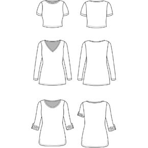 Cashmerette Patterns Concord Tshirt Pattern, White