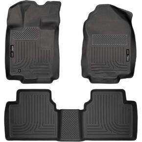 Husky Liners 98361 Fits 2006 Lincoln Zephyr, 2010-12 Ford Fusion, 2010-12 Lincoln MKZ, 2010-11 Mercury Milan - Front Wheel Drive Weatherbeater Front & 2nd Seat Floor Mats