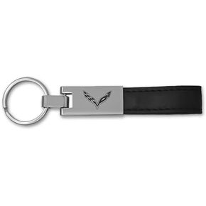 SR1 Performance C7 Corvette Leather Loop Key Chain - Officially Licensed Chevrolet Keychain