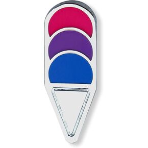 Bisexual Pride Pin Bi Flag Enamel Lapel Ice Cream Cone Flag An Enamel Pin Decoration For Clothes And Bags