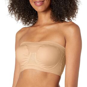 Rhonda Shear Women's Bandeau Bra with Removable Pads