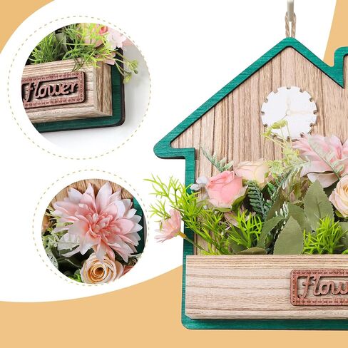 Front Door Decor Wreaths - Spring Front Door Wreaths - Handmade, Durable Door Wreaths - Perfect Wall Decor for Outdoor Interiors - Rustic Farmhouse Style Front Door Wreaths in Saudi Arabia