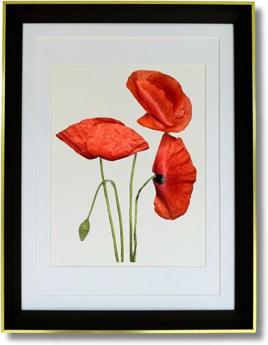 إطار صورة مقاس 12 × 16، مع حصيرة مقاس 11 × 14 و8.5 × 11 أو 12 × 16 بدون حصيرة، إطارات صور معرض الحائط، لون ذهبي وأسود فاخر in Kuwait