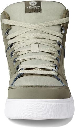 Volcom® Evolve EH High Top Comp Toe Men’s Shoes – Suede Upper – Mesh Lining – Slip-Resistant Outsole – Soft Insole Olive/Grey 10 M in Saudi Arabia