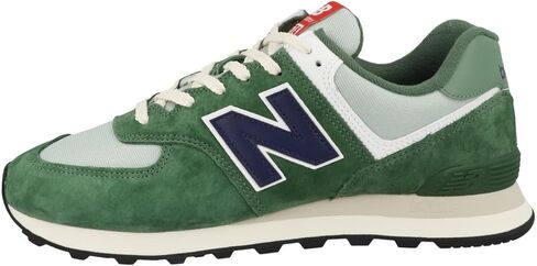 حذاء رياضي رجالي من New Balance 574-V2 برباط، أخضر/أزرق، 9 D in Saudi Arabia
