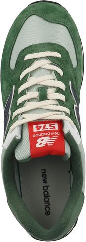 حذاء رياضي رجالي من New Balance 574-V2 برباط، أخضر/أزرق، 9 D in Saudi Arabia