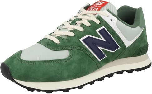 حذاء رياضي رجالي من New Balance 574-V2 برباط، أخضر/أزرق، 9 D in Saudi Arabia