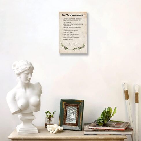 Psalm23 Wall Art Framed Quotes Poster Vintage The Lord Is My Shepherd Wall Art Bible Verse Poster Canvas Inspirational Scripture Posters Framed (16x24 inch) in Saudi Arabia
