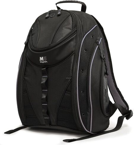 Mobile Edge ​​Express 2.0 Laptop Backpack for Men and Women, Compatible withPC and Mac Laptops 16-17 Inch, Travel Work Business Computer Bag, MEBPE72, Black with Red Trim in Saudi Arabia
