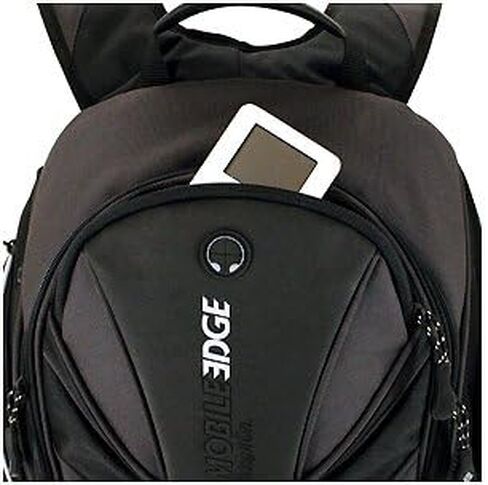 Mobile Edge ​​Express 2.0 Laptop Backpack for Men and Women, Compatible withPC and Mac Laptops 16-17 Inch, Travel Work Business Computer Bag, MEBPE72, Black with Red Trim in Saudi Arabia