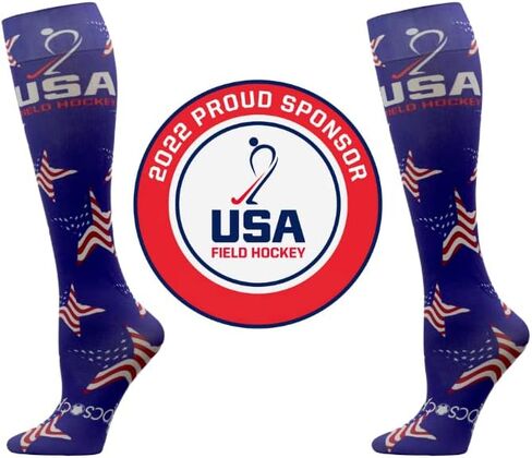 Team USA 2019 Socks Performance Liner Moisture-Wicking Protection for Field Hockey, Ice Hockey, and Soccer in Saudi Arabia