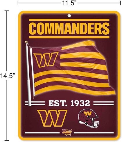 Washington Commanders Americana Banner Flag Sign in Saudi Arabia