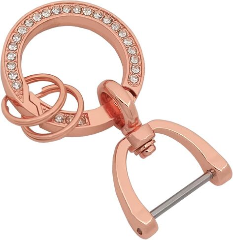 Crystal Car Keychain for Women Girls, Keychain Accessories with Bling Rhinestone, Universal Key Chain Ring Clip for Car Key in Saudi Arabia