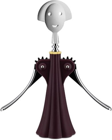 Alessi Anna G. Corkscrew Designed by Alessandro Mendini, One size, Black in Saudi Arabia