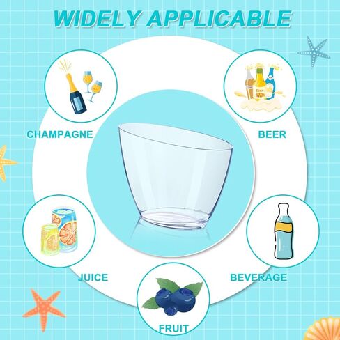 2 قطعة دلو ثلج للحفلات الشمبانيا مشروبات النبيذ دلو للكوكتيل ميموزا بار البلاستيك حوض البيرة الأكريليك مع المجارف (4.5 لتر) in Kuwait