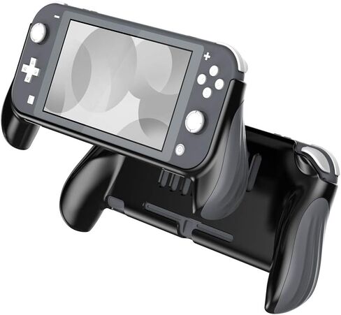Azakio, Grip case for Nintendo Switch Lite,Ergonomic Nintendo Switch Lite Hand Grip, Accessories for Switch Lite (Black) in Saudi Arabia