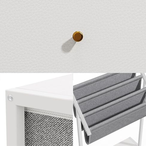 Wall Mounted Floating Nightstand, Floating Bedside Table with 3-Tier Vinyl Record Wall Mount, Vintage Natural Wood Floating Shelf for Living Room, Bedroom, Office (Black) in Kuwait