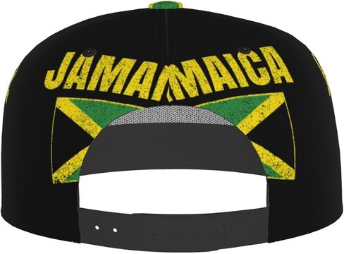Country Flag Snapback Hat, Flat-Brimmed Hat, Hip Hop Hat, Adjustable Baseball Cap for Men and Women in Saudi Arabia