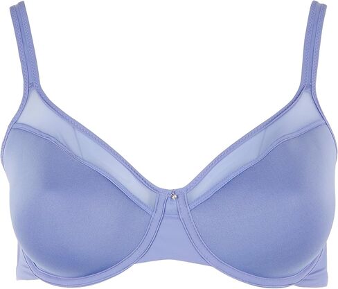 Bali Women's Underwire, One Smooth U Ultra Light T-Shirt, Convertible Bra, Wisteria Blue in Saudi Arabia