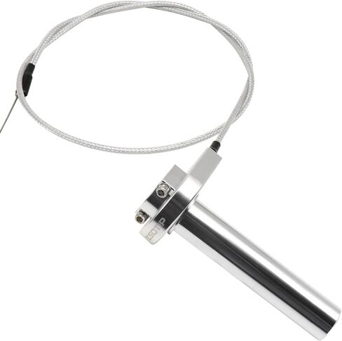 Throttle Grip Motorcycle 7/8"/22mm CNC Aluminum Quick Twister with Throttle Cable for Scooter Motorbike Motorcycle Mped ATV UTV Go Kart Accessories Accessories (Black) in Saudi Arabia